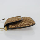 Christian Dior Trotter Canvas Umhängetasche Braun Gold Original 182147-5