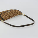 Christian Dior Trotter Canvas Umhängetasche Braun Gold Original 182147-7