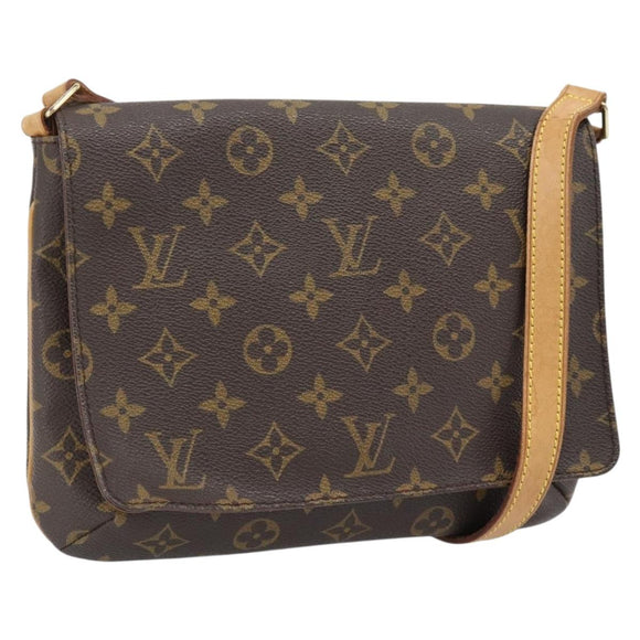 LOUIS VUITTON Monogram Musette Tango Tasche mit kurzem Riemen M51257 LV Auth 182148A