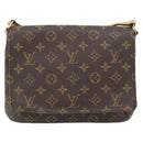 LOUIS VUITTON Monogram Musette Tango Tasche mit kurzem Riemen M51257 LV Auth 182148A-13
