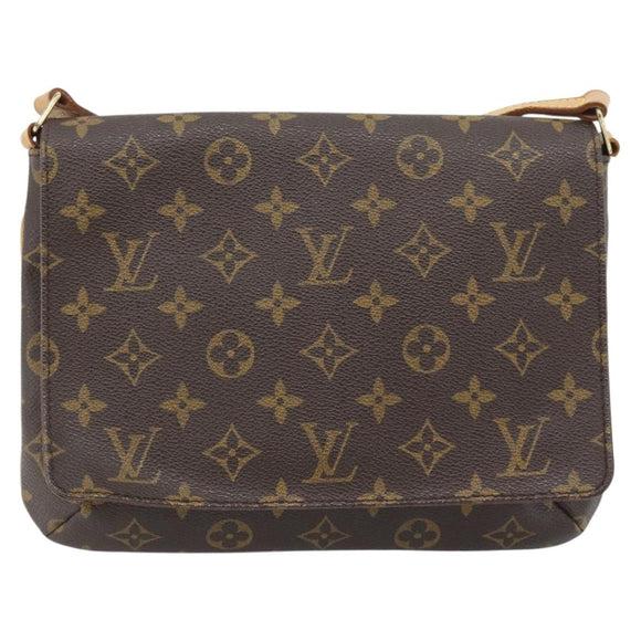 LOUIS VUITTON Monogram Musette Tango Tasche mit kurzem Riemen M51257 LV Auth 182148A