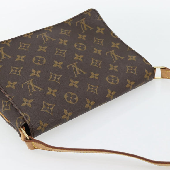 LOUIS VUITTON Monogram Musette Tango Tasche mit kurzem Riemen M51257 LV Auth 182148A