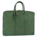 LOUIS VUITTON Epi Porte Documents Voyage Businesstasche Grün M54474 Auth 182153-1