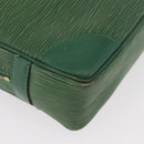 LOUIS VUITTON Epi Porte Documents Voyage Businesstasche Grün M54474 Auth 182153-10