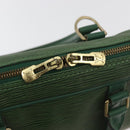 LOUIS VUITTON Epi Porte Documents Voyage Businesstasche Grün M54474 Auth 182153-15