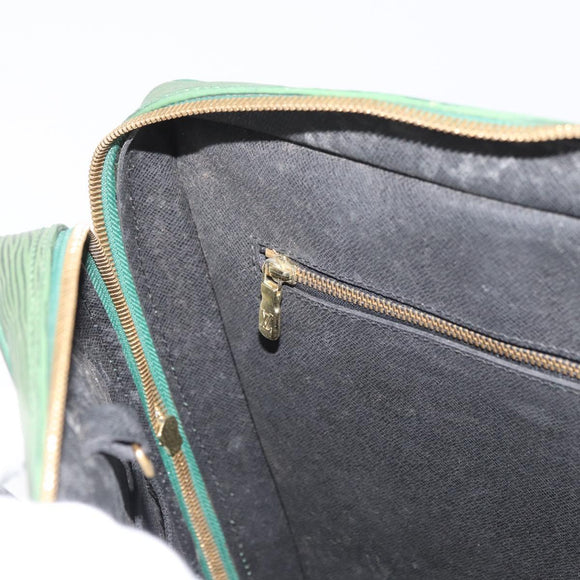 LOUIS VUITTON Epi Porte Documents Voyage Businesstasche Grün M54474 Auth 182153