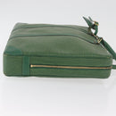 LOUIS VUITTON Epi Porte Documents Voyage Businesstasche Grün M54474 Auth 182153-4