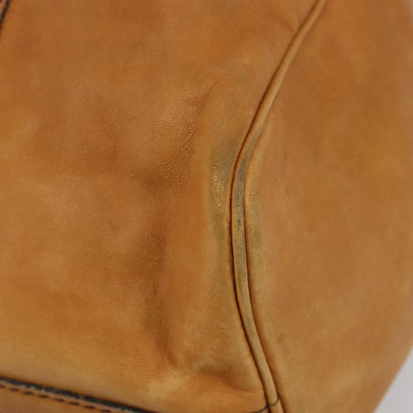 Christian Dior Handtasche Leder Wildleder Braun Gold Authentisch 182155