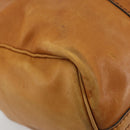 Christian Dior Handtasche Leder Wildleder Braun Gold Authentisch 182155-13
