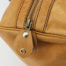 Christian Dior Handtasche Leder Wildleder Braun Gold Authentisch 182155-15