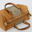 Christian Dior Handtasche Leder Wildleder Braun Gold Authentisch 182155-6