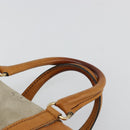 Christian Dior Handtasche Leder Wildleder Braun Gold Authentisch 182155-8