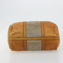 Christian Dior Handtasche Leder Wildleder Braun Gold Authentisch 182155-9