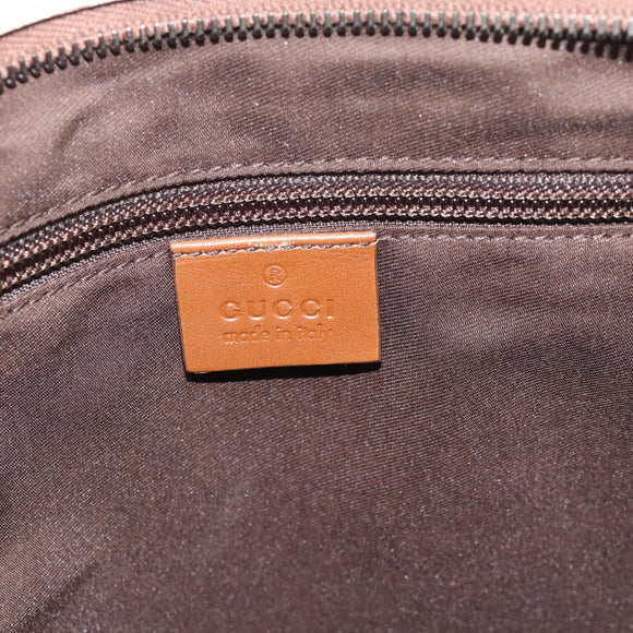 GUCCI GG Supreme Web Sherry Line Bag PVC White Red Green 189816 Auth 182157A