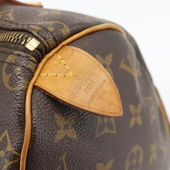 LOUIS VUITTON Monogram Speedy 25 Handtasche M41528 LV Auth 182161A
