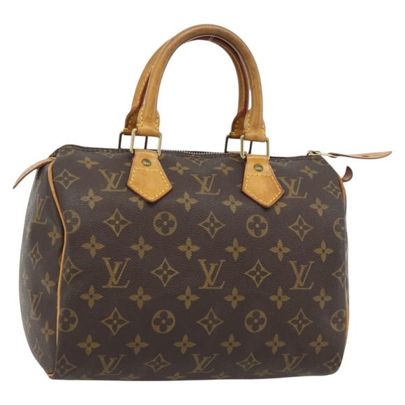 LOUIS VUITTON Monogram Speedy 25 Handtasche M41528 LV Auth 182161A