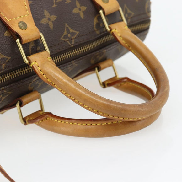 LOUIS VUITTON Monogram Speedy 25 Handtasche M41528 LV Auth 182161A
