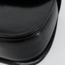GUCCI Bamboe Handtas Leer Zwart Goud 000 2046 0188 Auth 182167V-8