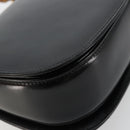 GUCCI Bamboe Handtas Leer Zwart Goud 000 2046 0188 Auth 182167V-17