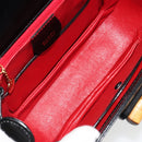 GUCCI Bamboe Handtas Leer Zwart Goud 000 2046 0188 Auth 182167V-10