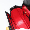 GUCCI Bamboe Handtas Leer Zwart Goud 000 2046 0188 Auth 182167V-21