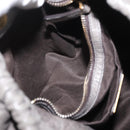 Miu Miu Hand Bag Leather 2way Gray Gold Auth 182170A-23