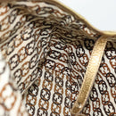 GUCCI GG Canvas Pretty Tote Bag Beige Goud 163805 Auth 182171A-17