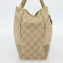 GUCCI GG Canvas Pretty Tote Bag Beige Goud 163805 Auth 182171A-4