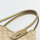 GUCCI GG Canvas Pretty Tote Bag Beige Goud 163805 Auth 182171A-8