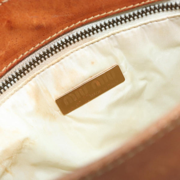 Miu Miu Handtasche Leder Braun Original 182176