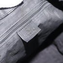 GUCCI GG Canvas Guccissima Tote Bag Leather Black Gold 233607 Auth 182177V-17