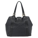 GUCCI GG Canvas Guccissima Tote Bag Leather Black Gold 233607 Auth 182177V-2