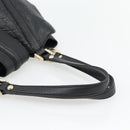 GUCCI GG Canvas Guccissima Tote Bag Leather Black Gold 233607 Auth 182177V-7