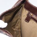 FENDI Zucca Canvas Umhängetasche Schwarz Braun Auth 182178V-20