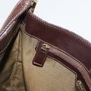 FENDI Zucca Canvas Umhängetasche Schwarz Braun Auth 182178V-21