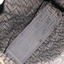 FENDI Zucca Canvas Handtasche Schwarz Braun Auth 182179A-10