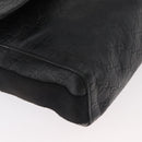 GUCCI GG Canvas Guccissima WebSherry Line Bag Leather Black 246067 Auth 182188A-11