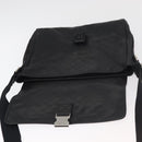 GUCCI GG Canvas Guccissima WebSherry Line Bag Leather Black 246067 Auth 182188A-16
