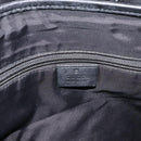 GUCCI GG Canvas Guccissima WebSherry Line Bag Leather Black 246067 Auth 182188A-17