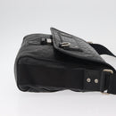 GUCCI GG Canvas Guccissima WebSherry Line Bag Leather Black 246067 Auth 182188A-4