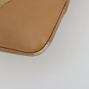 GUCCI Jackie Shoulder Bag Suede Beige Silver 001 4075 Auth 182195-13
