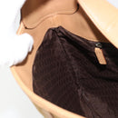 GUCCI Jackie Shoulder Bag Suede Beige Silver 001 4075 Auth 182195-20