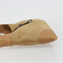 GUCCI Jackie Shoulder Bag Suede Beige Silver 001 4075 Auth 182195-5