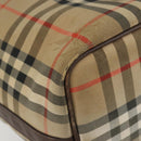 Burberrys Nova Check Purse Shoulder Bag Canvas Beige Gold Auth 182196-11