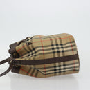 Burberrys Nova Check Purse Shoulder Bag Canvas Beige Gold Auth 182196-5