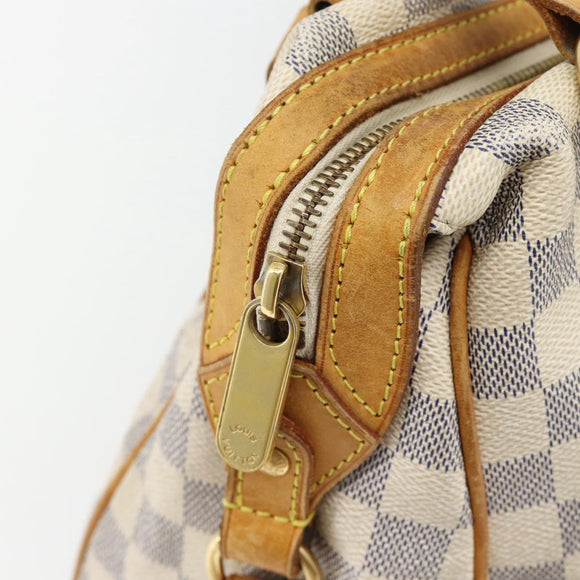 LOUIS VUITTON Damier Azur Stresa PM Tote Bag M51188 LV Auth 182197