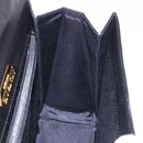 GIVENCHY Hand Bag Leather Black Gold Auth 182204A-18