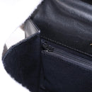 GIVENCHY Hand Bag Leather Black Gold Auth 182204A-20