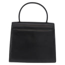 GIVENCHY Hand Bag Leather Black Gold Auth 182204A-2
