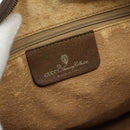 GUCCI GG Supreme Web Sherry Line Hand Bag PVC Beige Gold 39 02 007 Auth 182206-17
